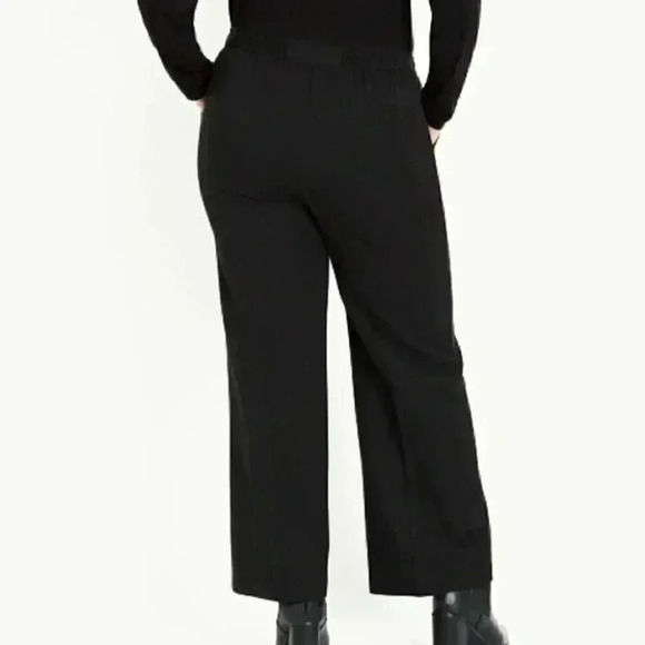 EVANS Picasso Wide Leg Trouser Black - long - Picture 2 of 6